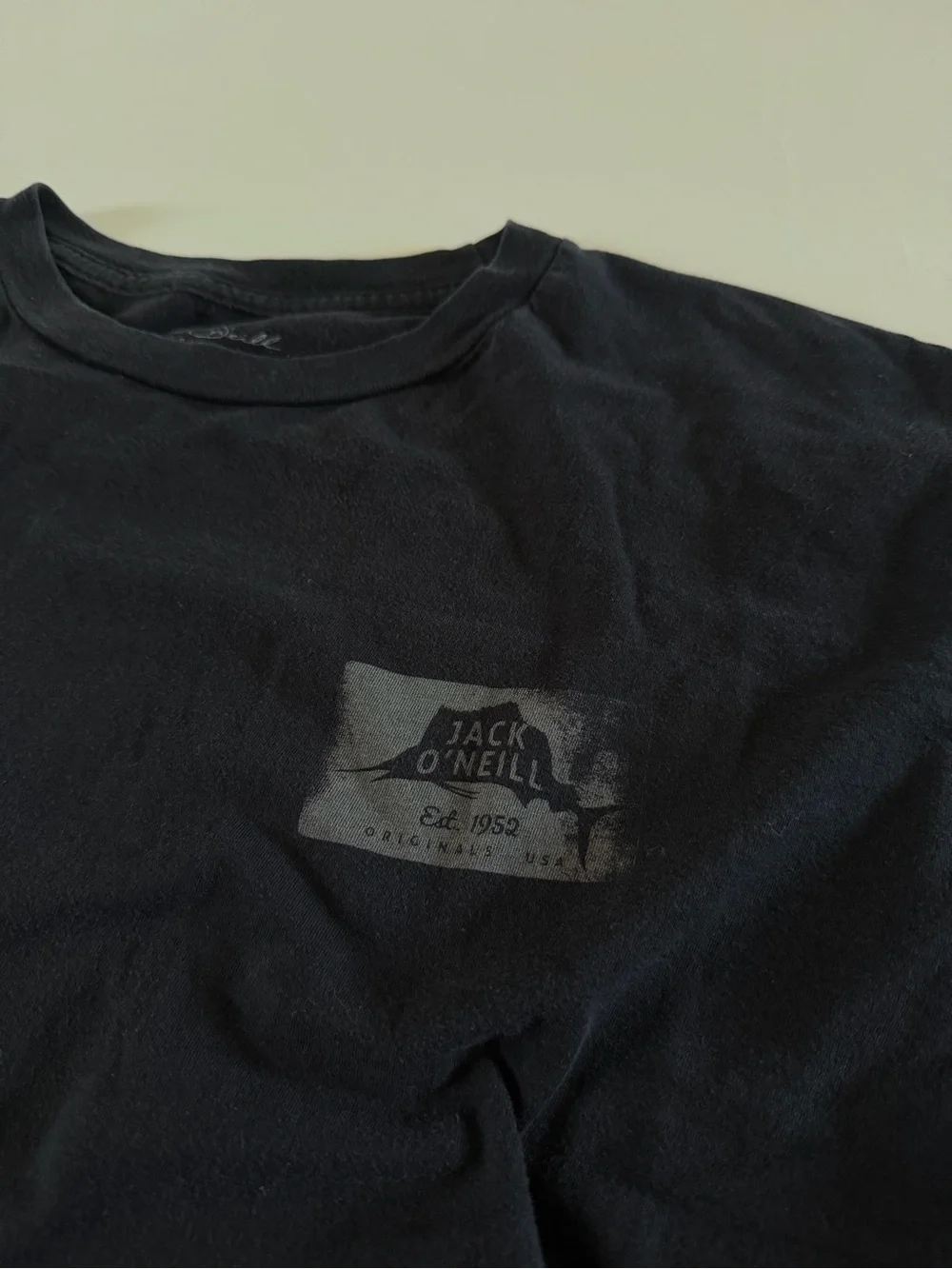 Black Long-Sleeve Men’s Crewneck Shirt